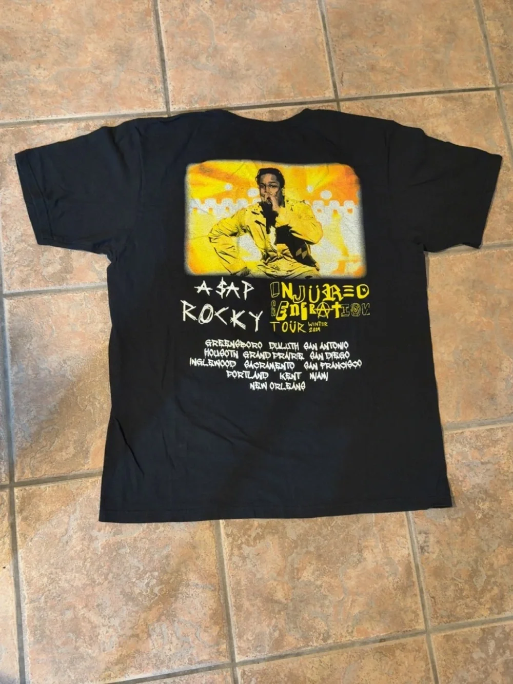 ASAP Rocky Graphic Black Suani Tee